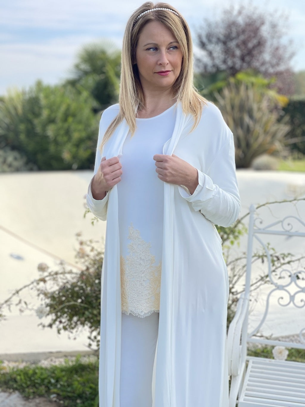 Vestaglia Bruna Manica Lunga Donna