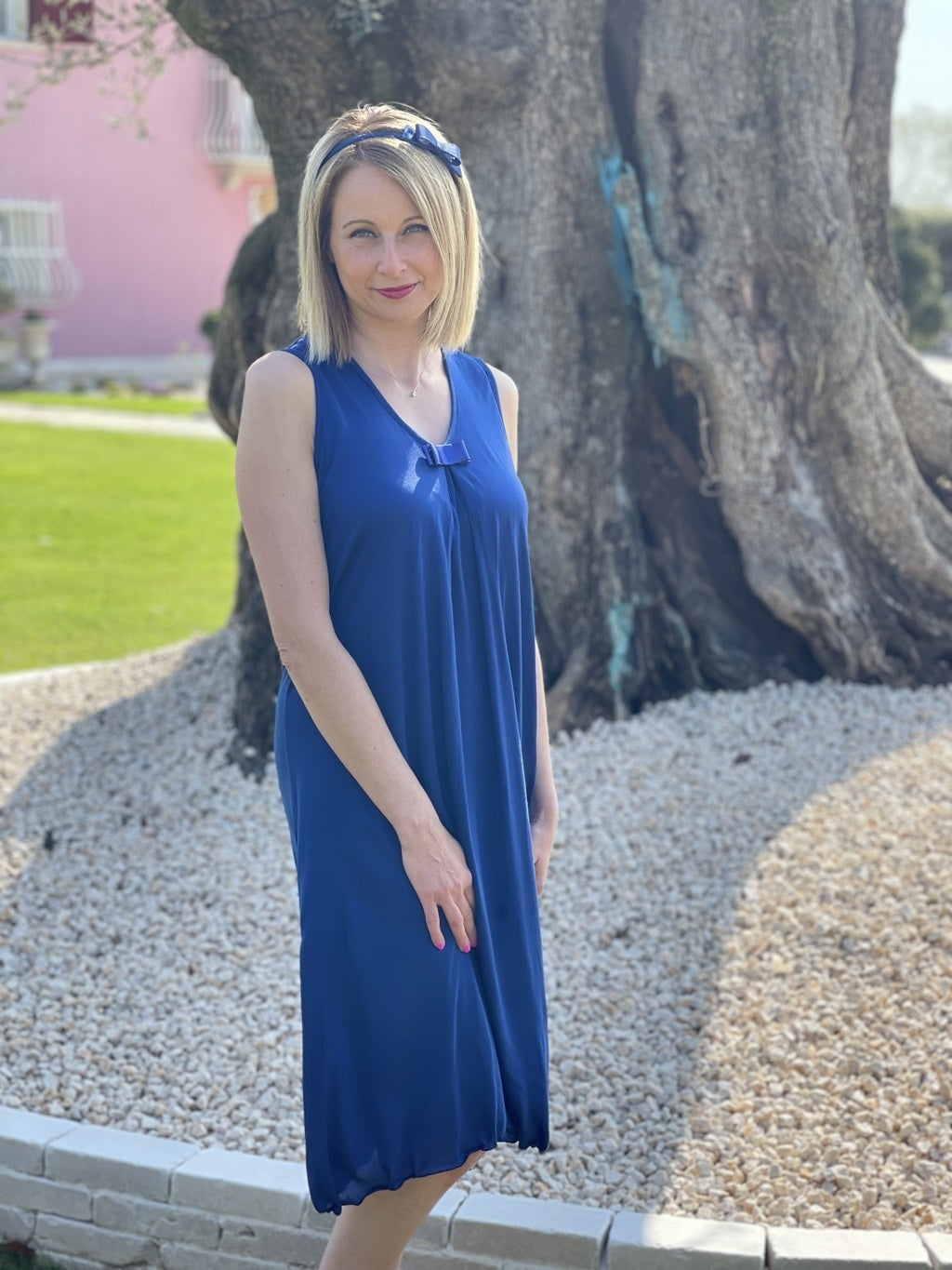 Camicia Fiocco Spalla Larga