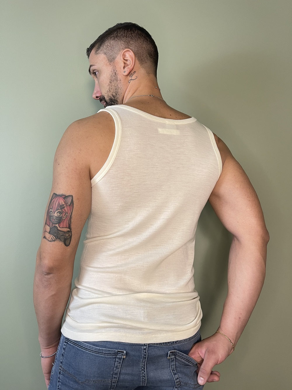 Canotta Uomo Vogatore Pura Lana Perugia