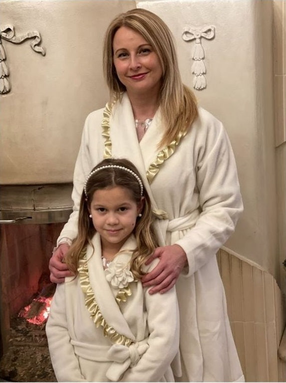 Vestaglia Volant Raso Micropile