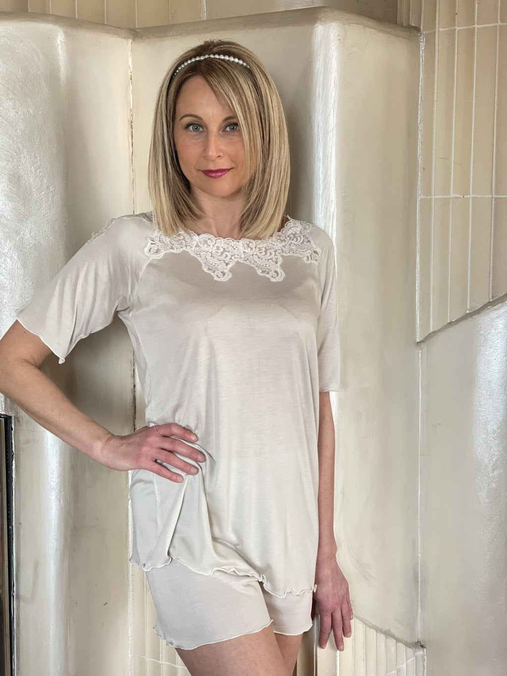 Pigiama Cloe Manica Corta