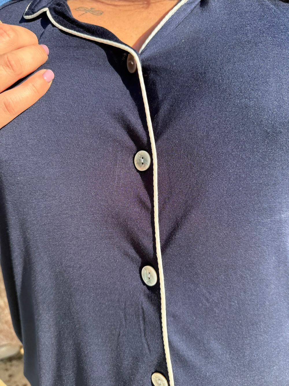 Pigiama Donna Manica Lunga Class Aperto