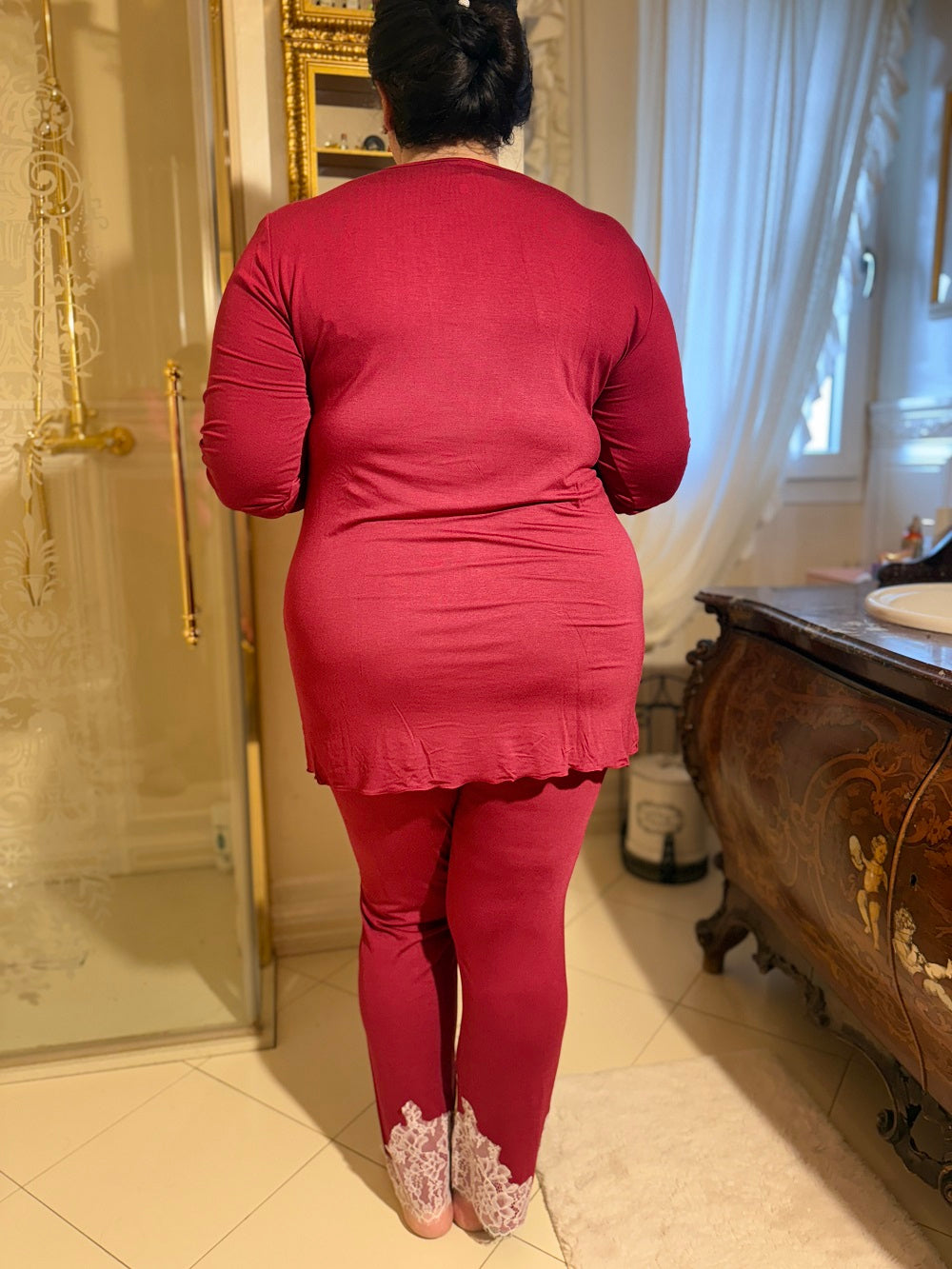 Pigiama Donna Manica Lunga Vittoria