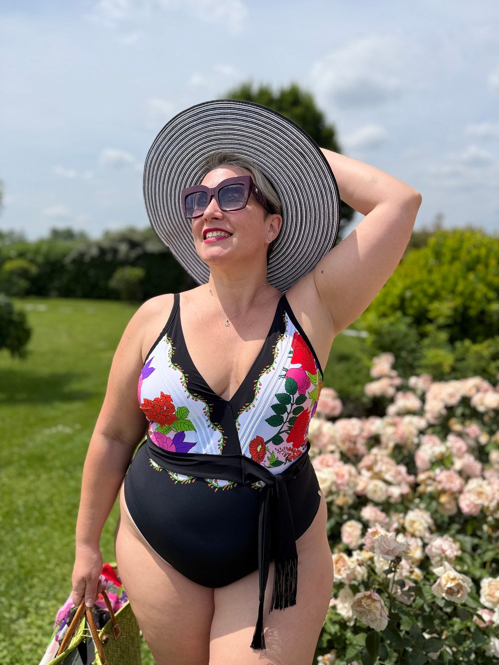 Intero Mare Cintura Roses 67727