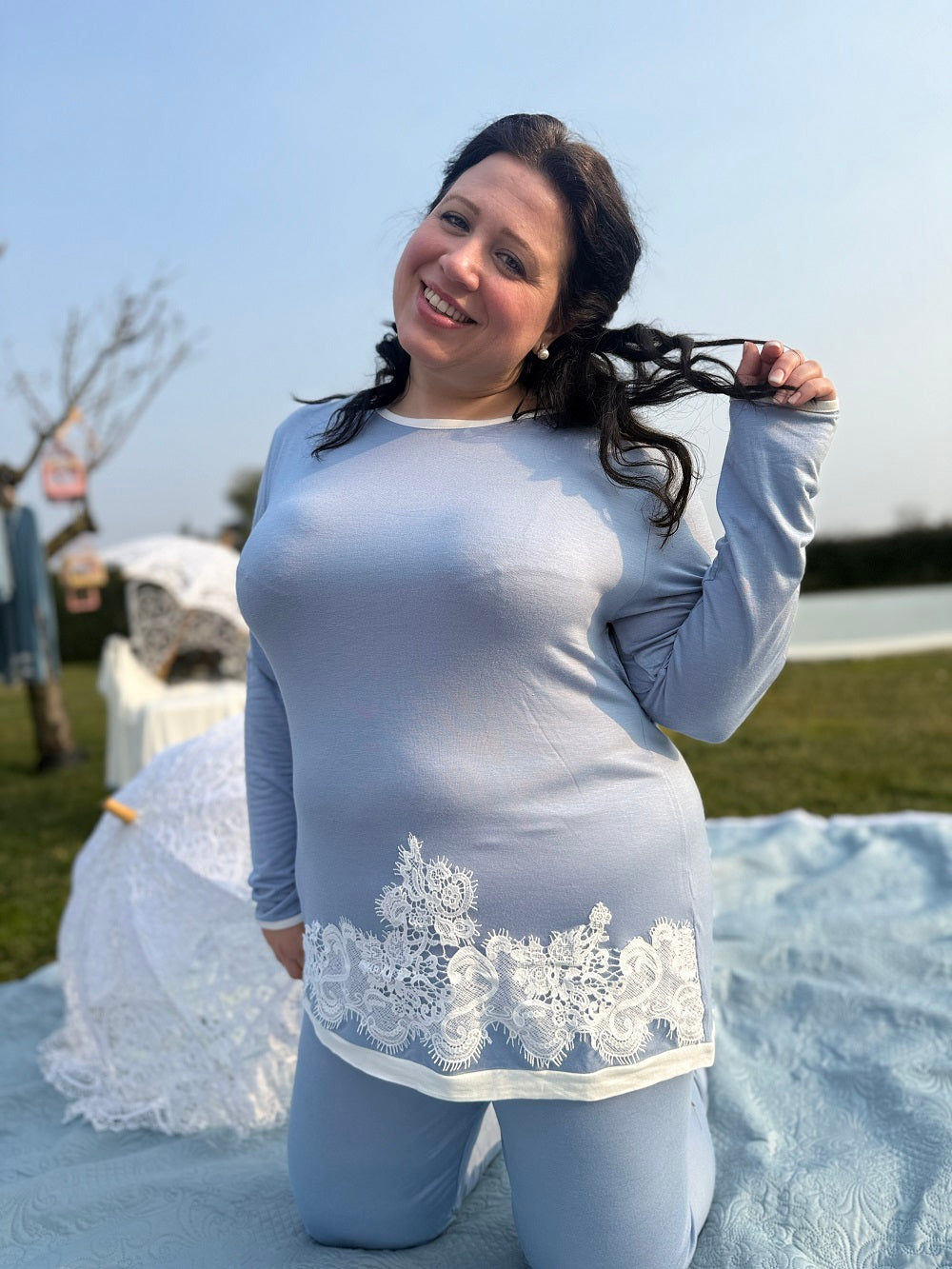 Pigiama Donna Manica Lunga Zaira