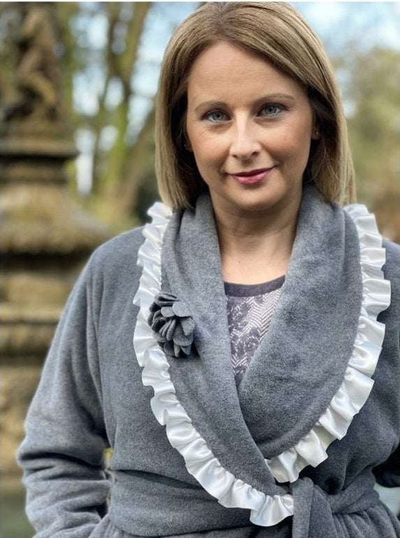 Vestaglia Volant Raso Micropile