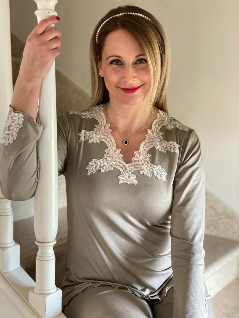 Pigiama Ivana Manica Lunga