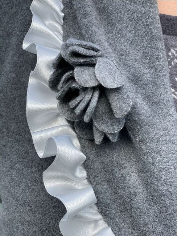 Vestaglia Volant Raso Micropile