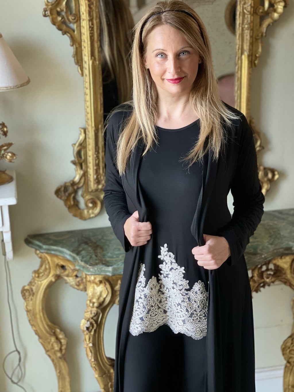 Vestaglia Bruna Manica Lunga Donna