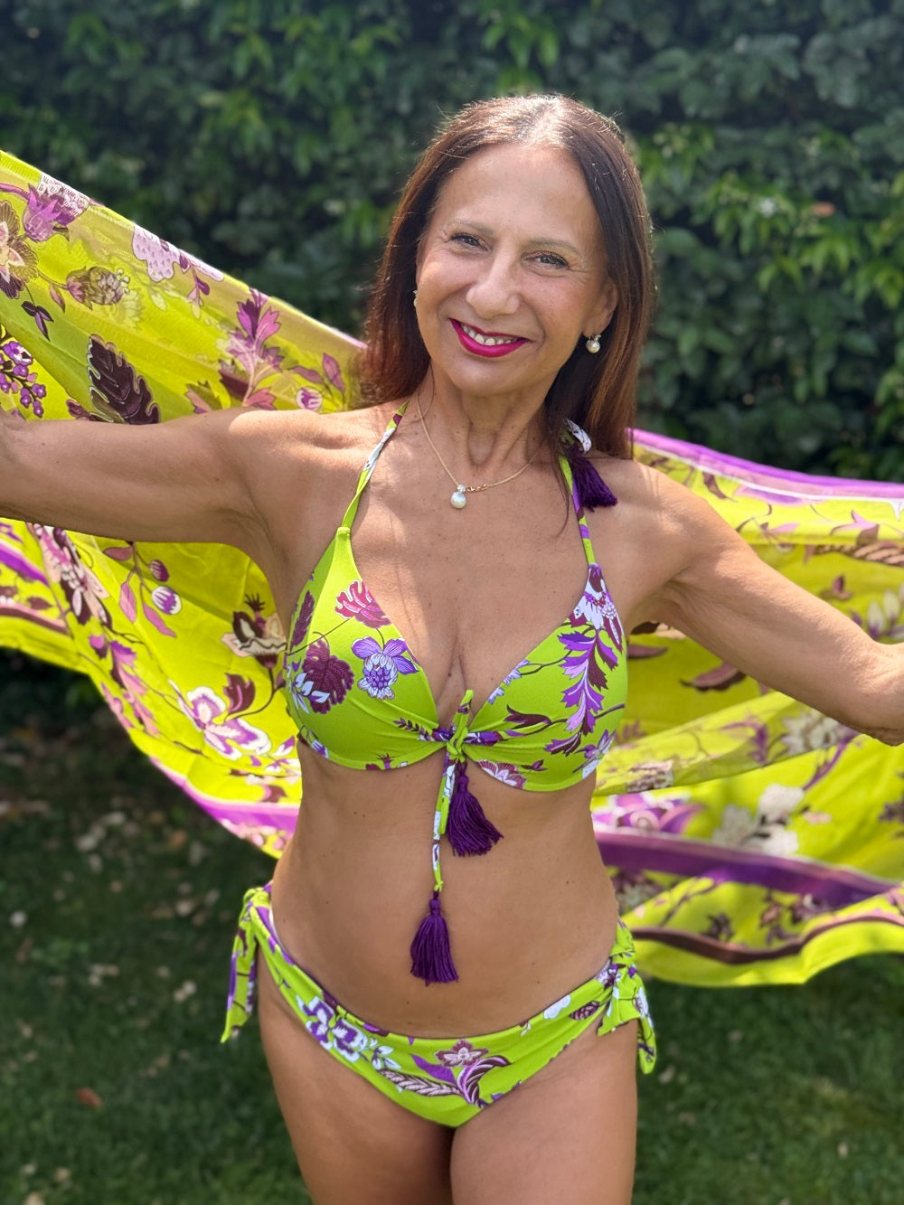 Bikini Push Up Fiori 34302