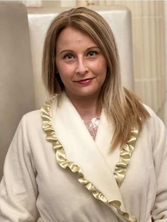 Vestaglia Volant Raso Micropile