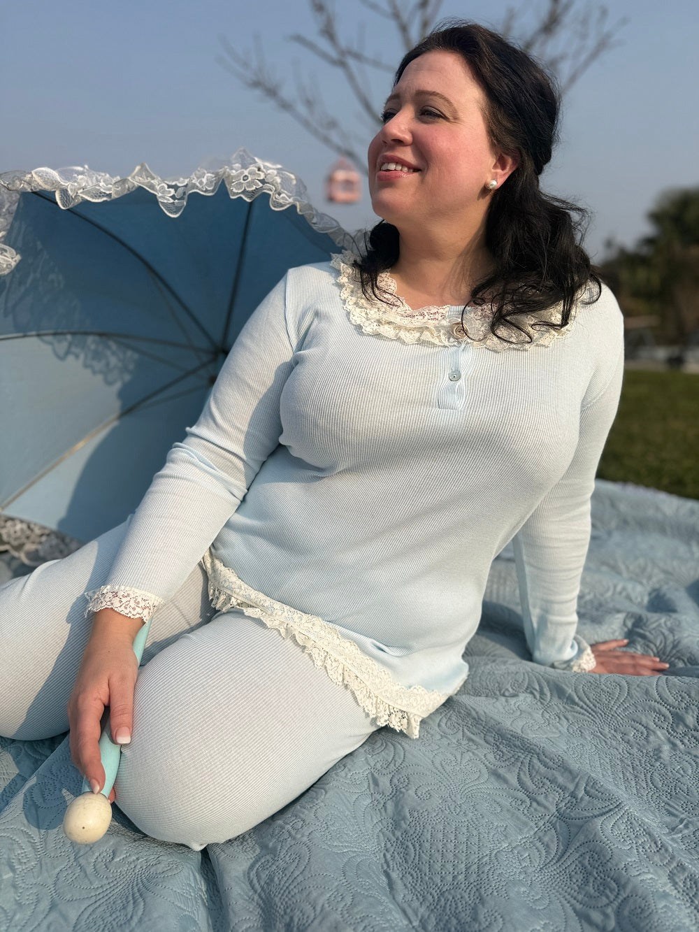 Pigiama Donna  Manica Lunga  Parigi