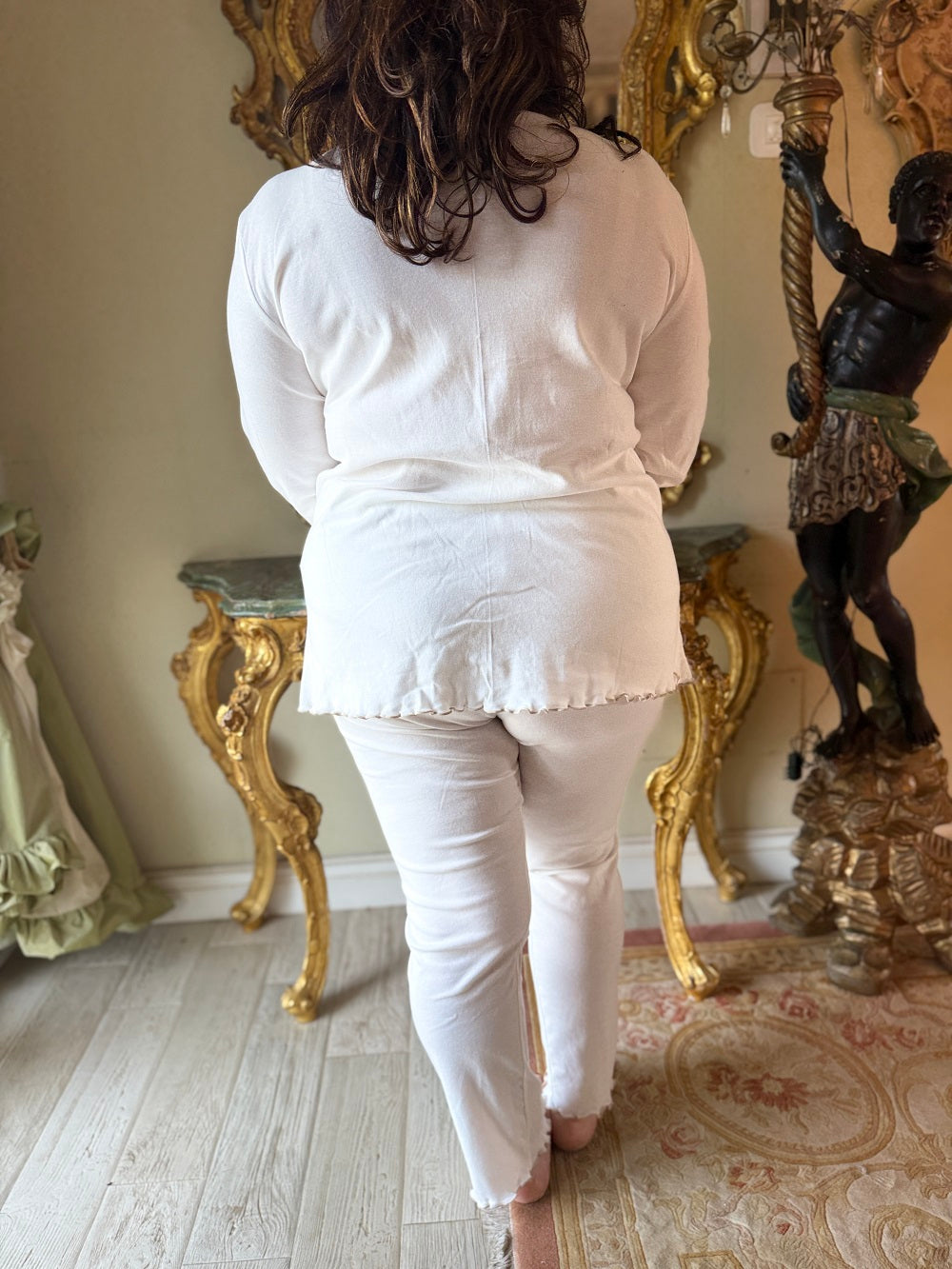 Pigiama Donna Aperto Manica Lunga Giorgia