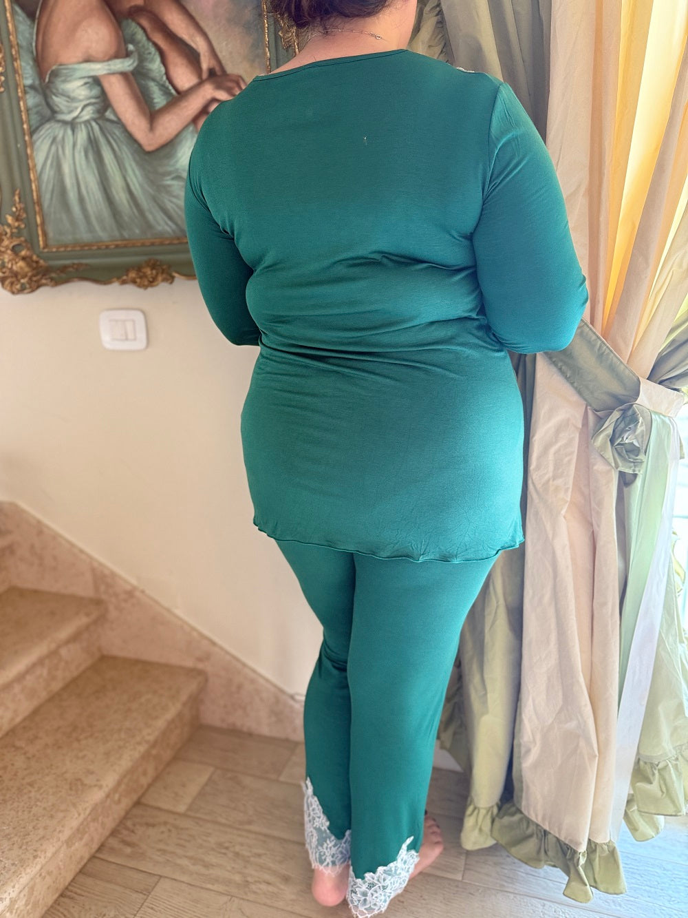 Pigiama Donna Manica Lunga Vittoria