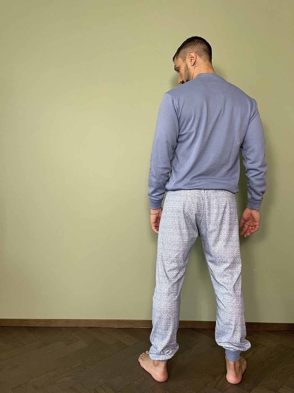 Pigiama Uomo Manica Lunga Interlock 6817