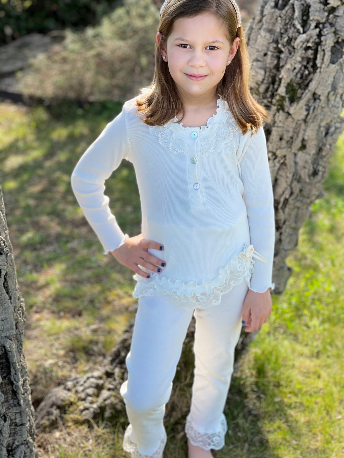 Pigiama Rouches Bimba