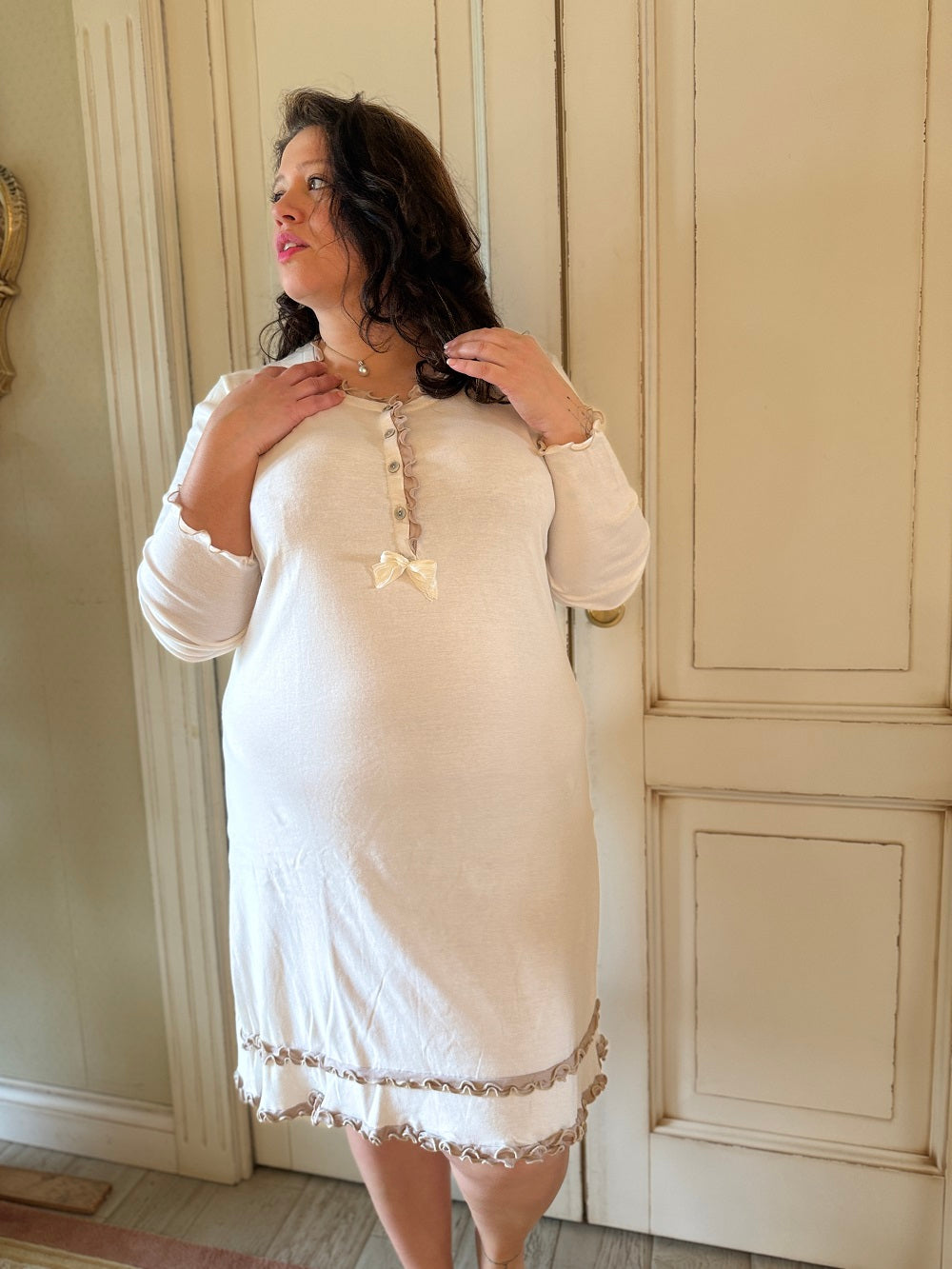 Camicia Donna Manica Lunga Modal Giorgia