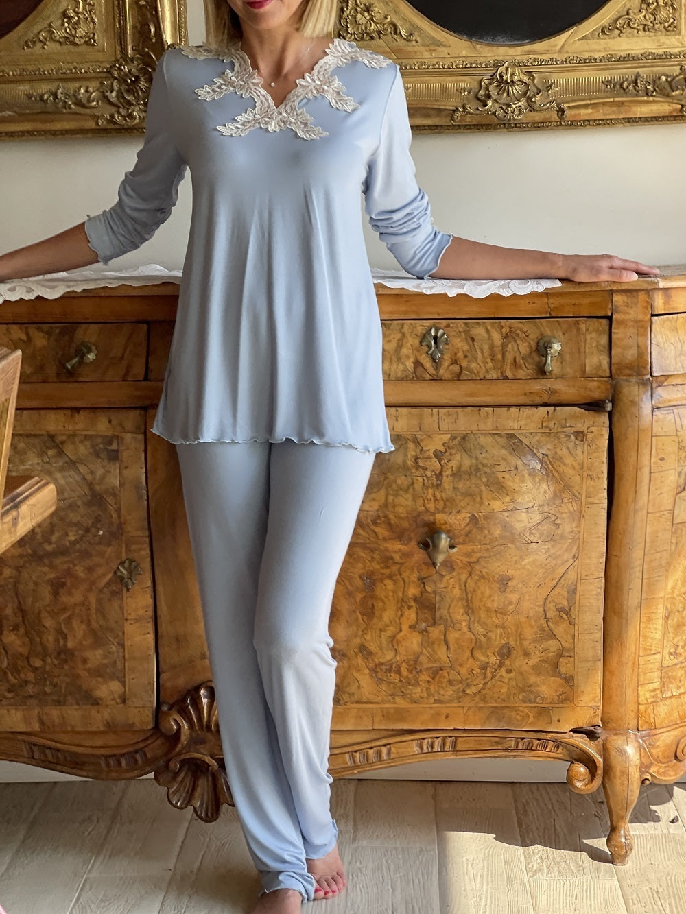 Pigiama Ivana Manica Lunga