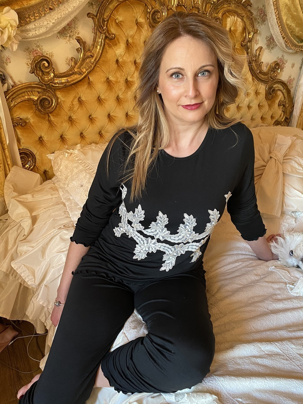 Pigiama Donna Manica Lunga  Zina