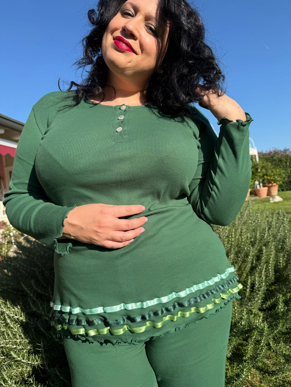 Pigiama Donna Manica Lunga Alice