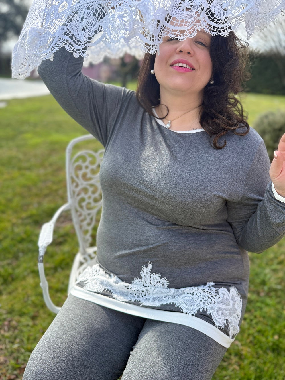 Pigiama Donna Manica Lunga Zaira