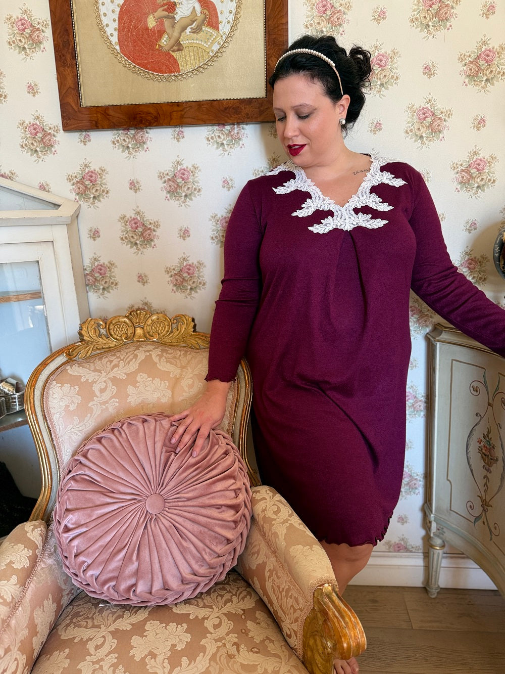 Camicia Donna Manica Lunga Iva Cachemire