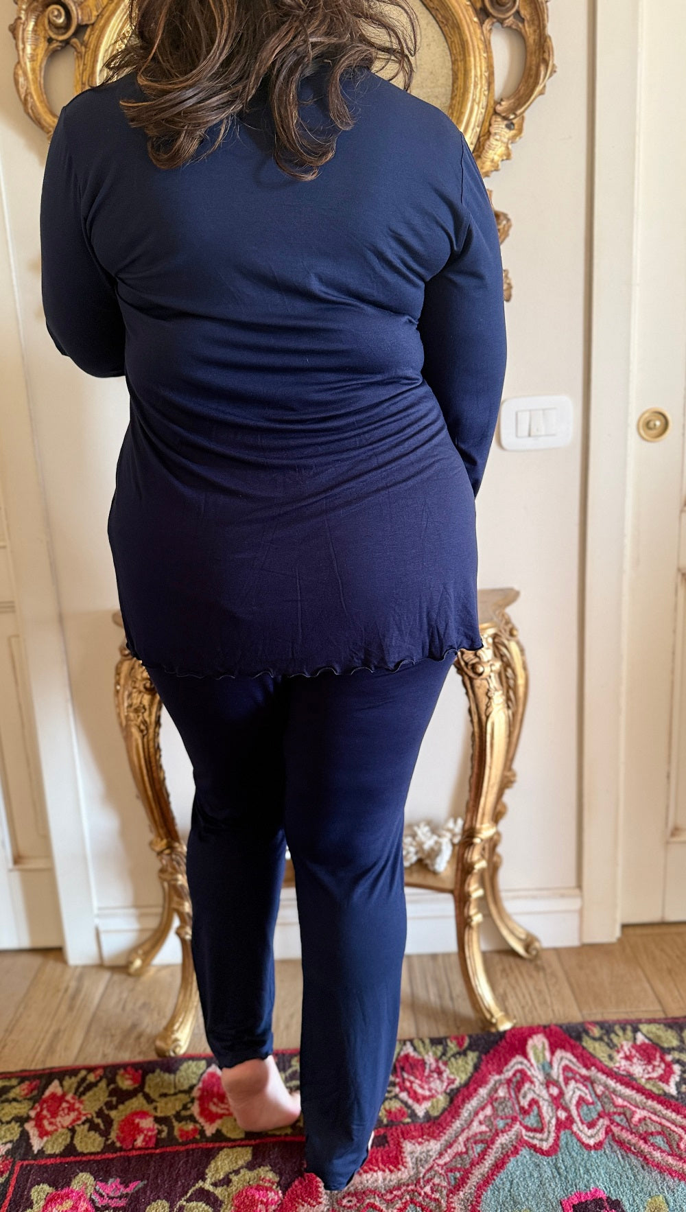 Pigiama Donna Manica Lunga  Modal Raso