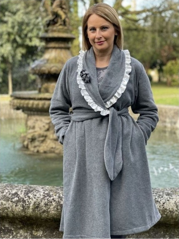 Vestaglia Volant Raso Micropile