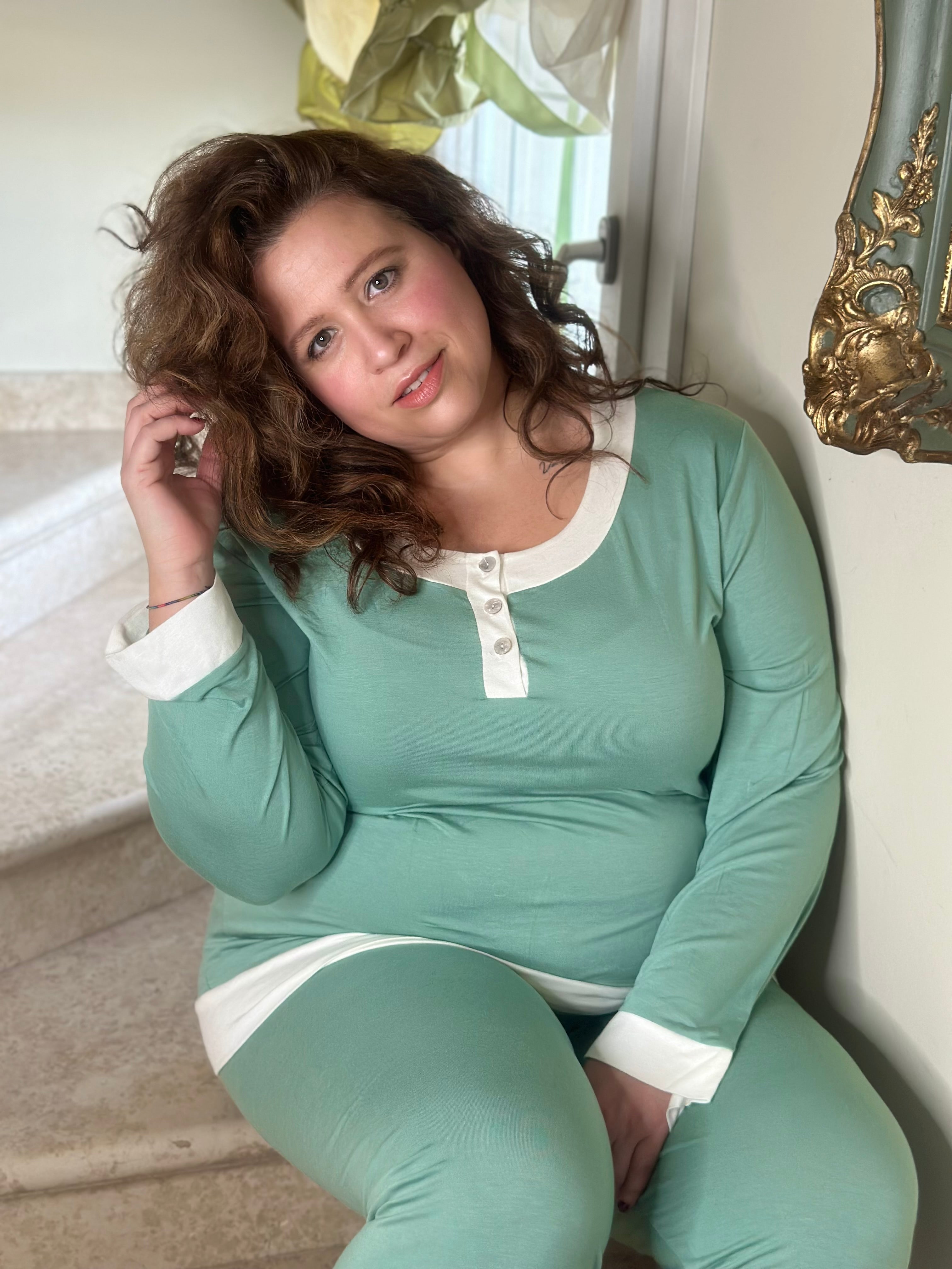 Pigiama Donna Manica Lunga Mira