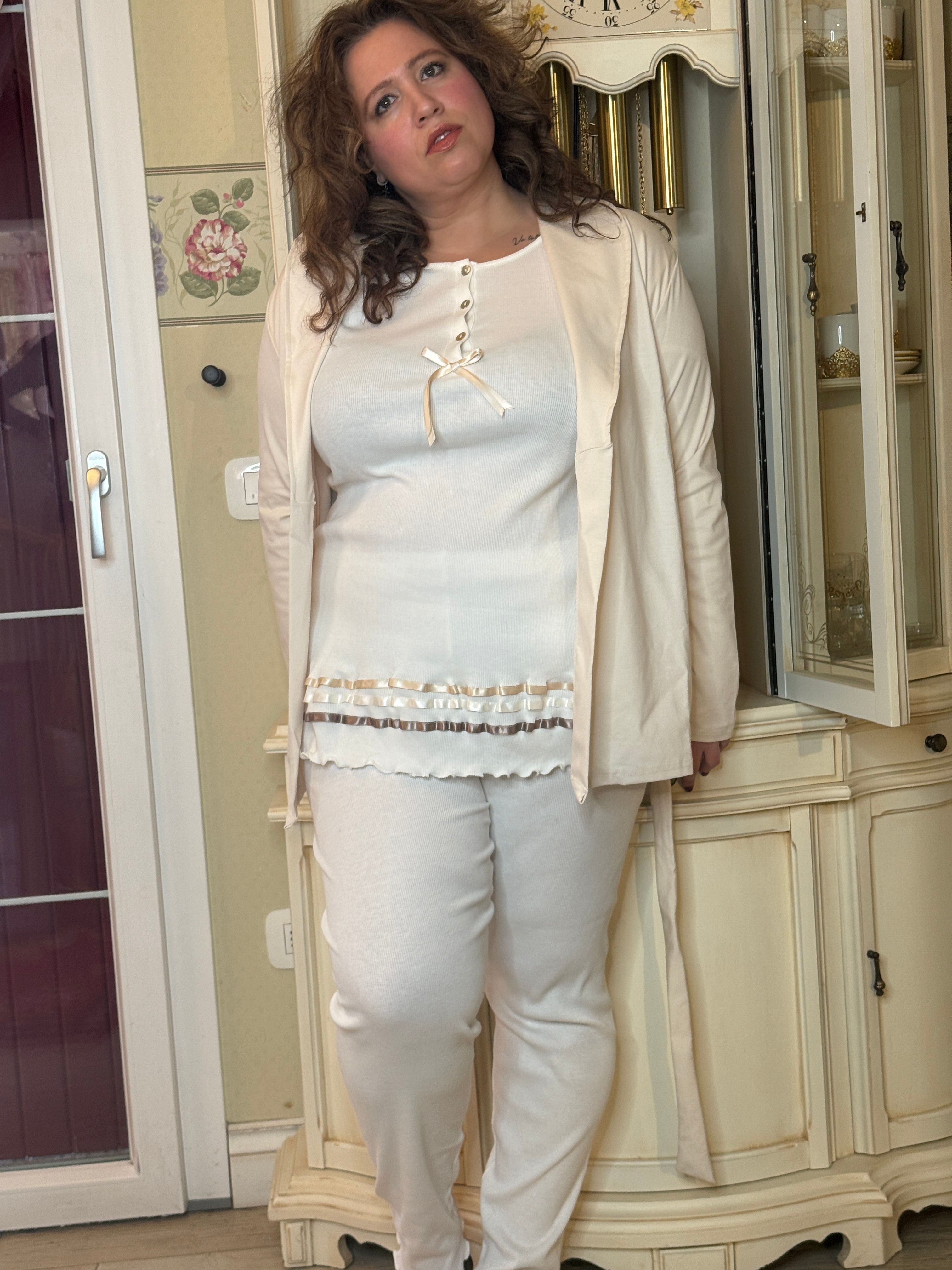 Pigiama Donna Manica Lunga Alice