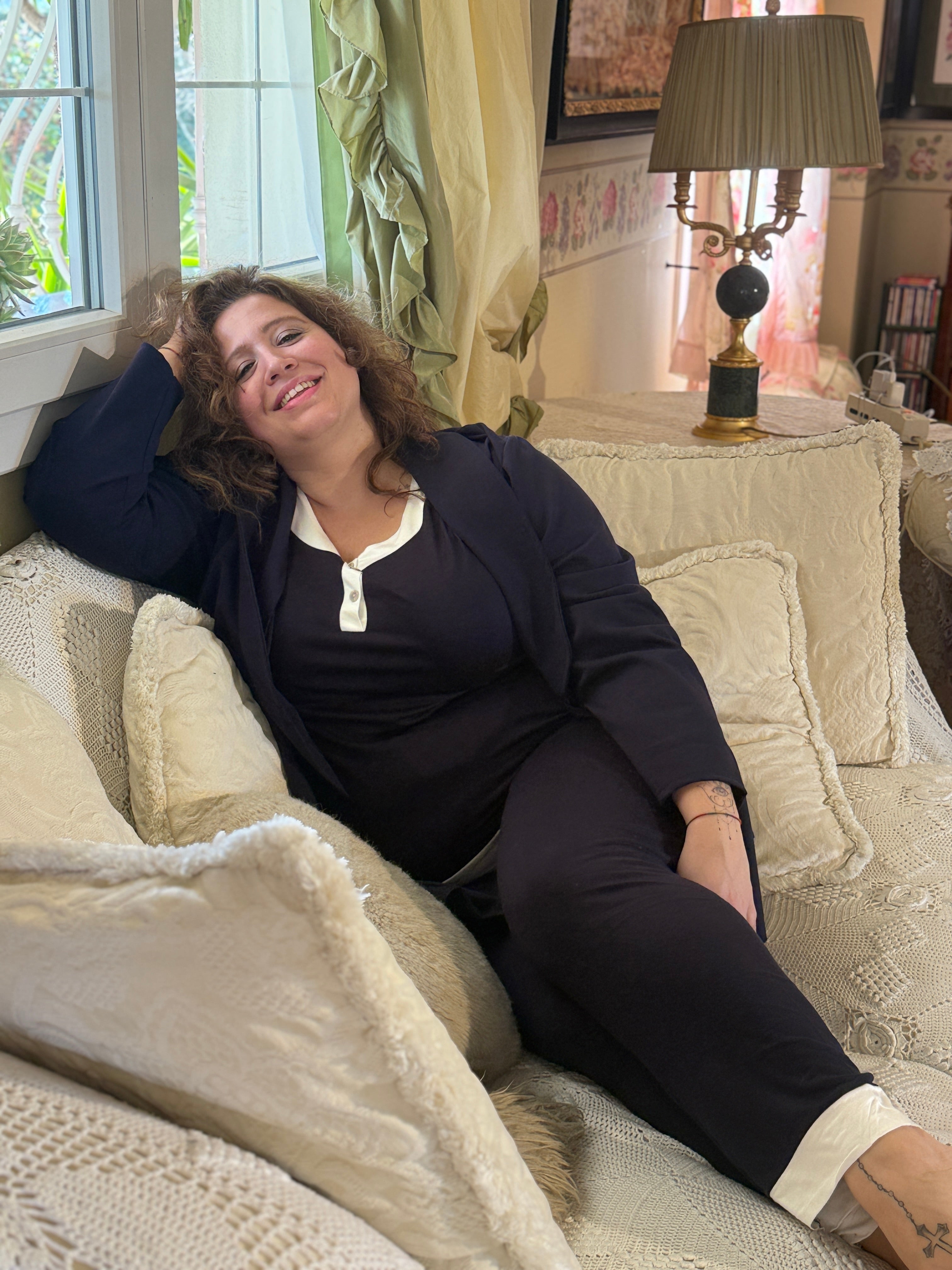 Pigiama Donna Manica Lunga Mira