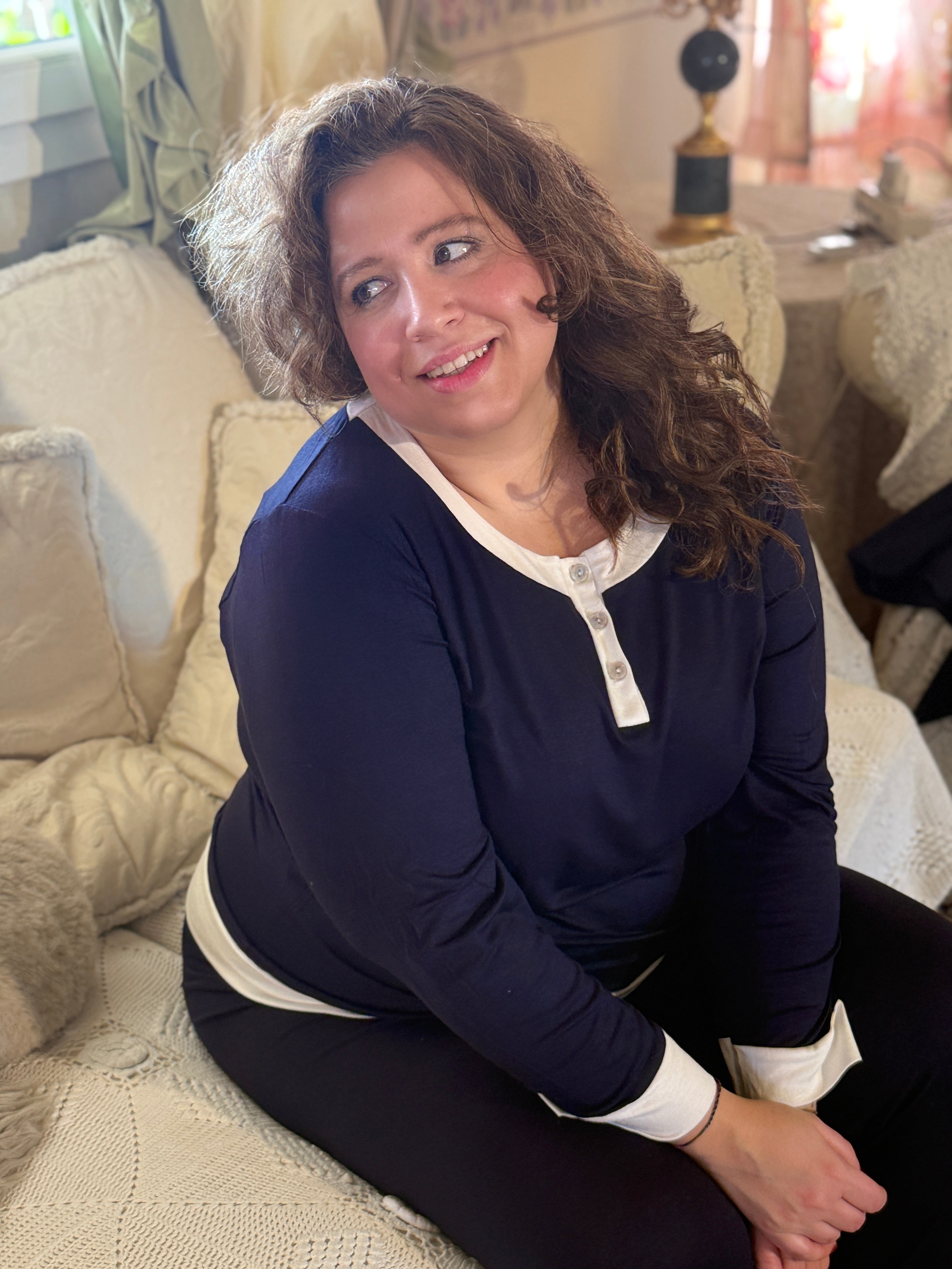 Pigiama Donna Manica Lunga Mira