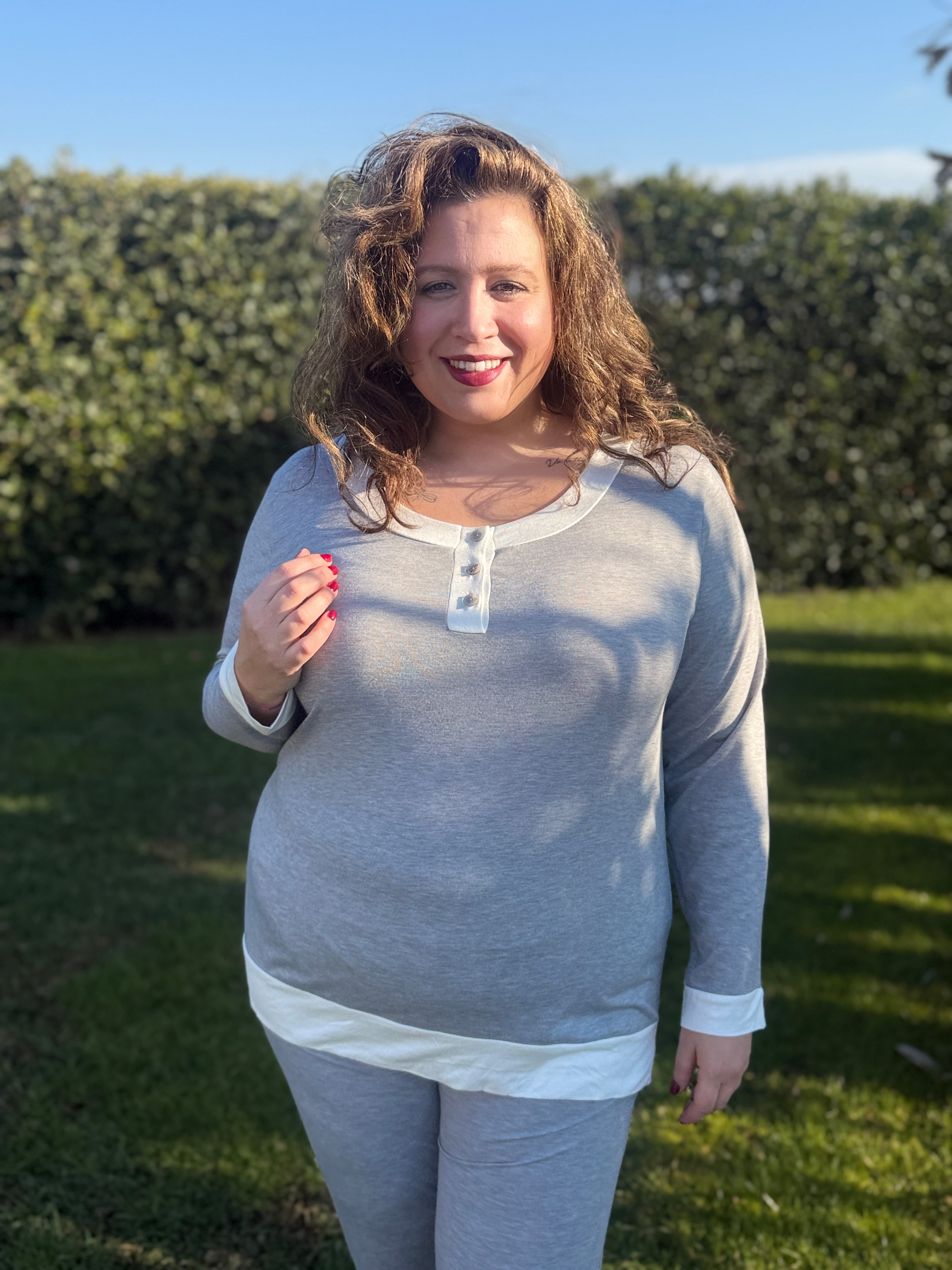 Pigiama Donna Manica Lunga Mira