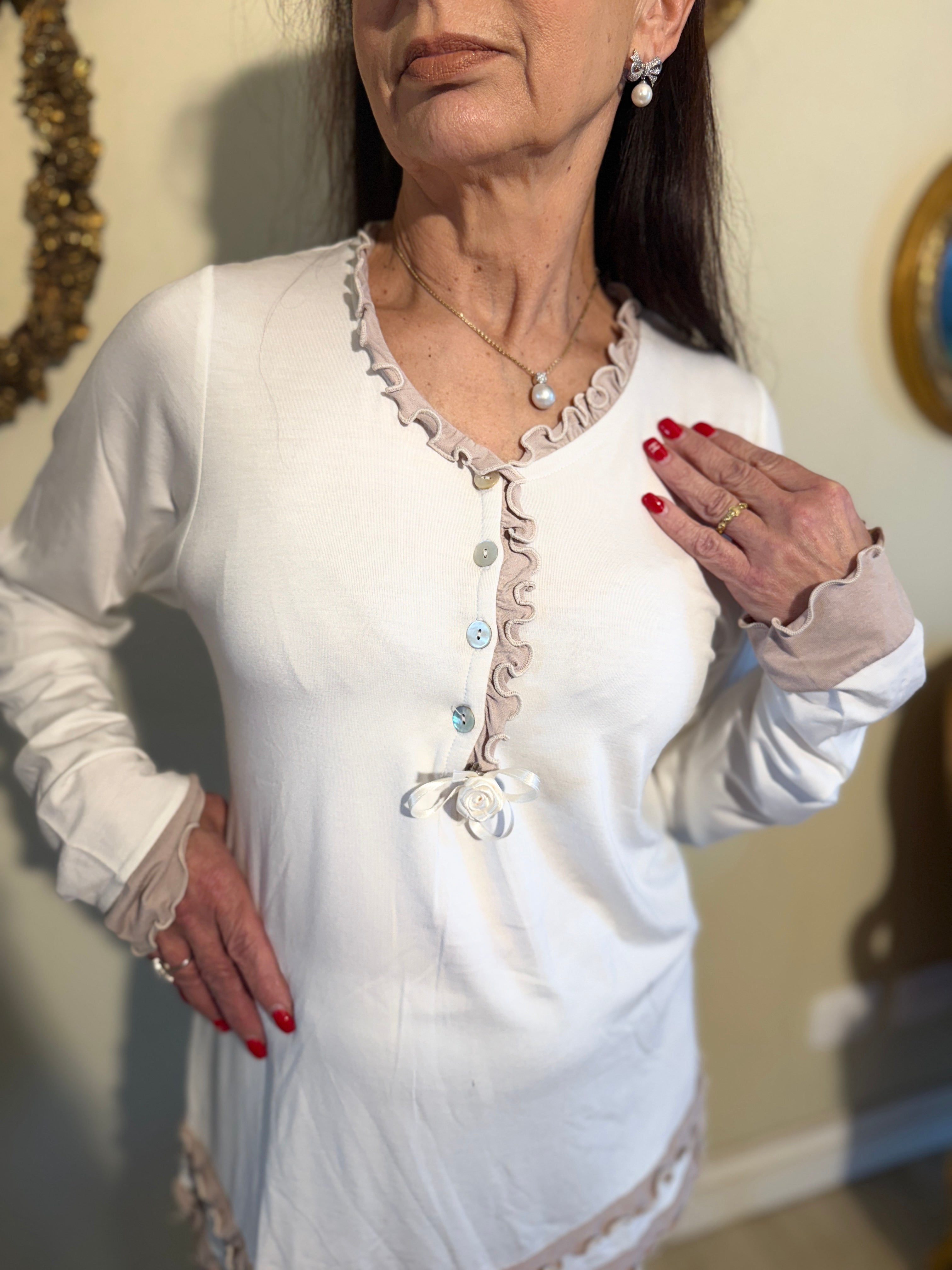 Pigiama Manica Lunga Modal Giorgia