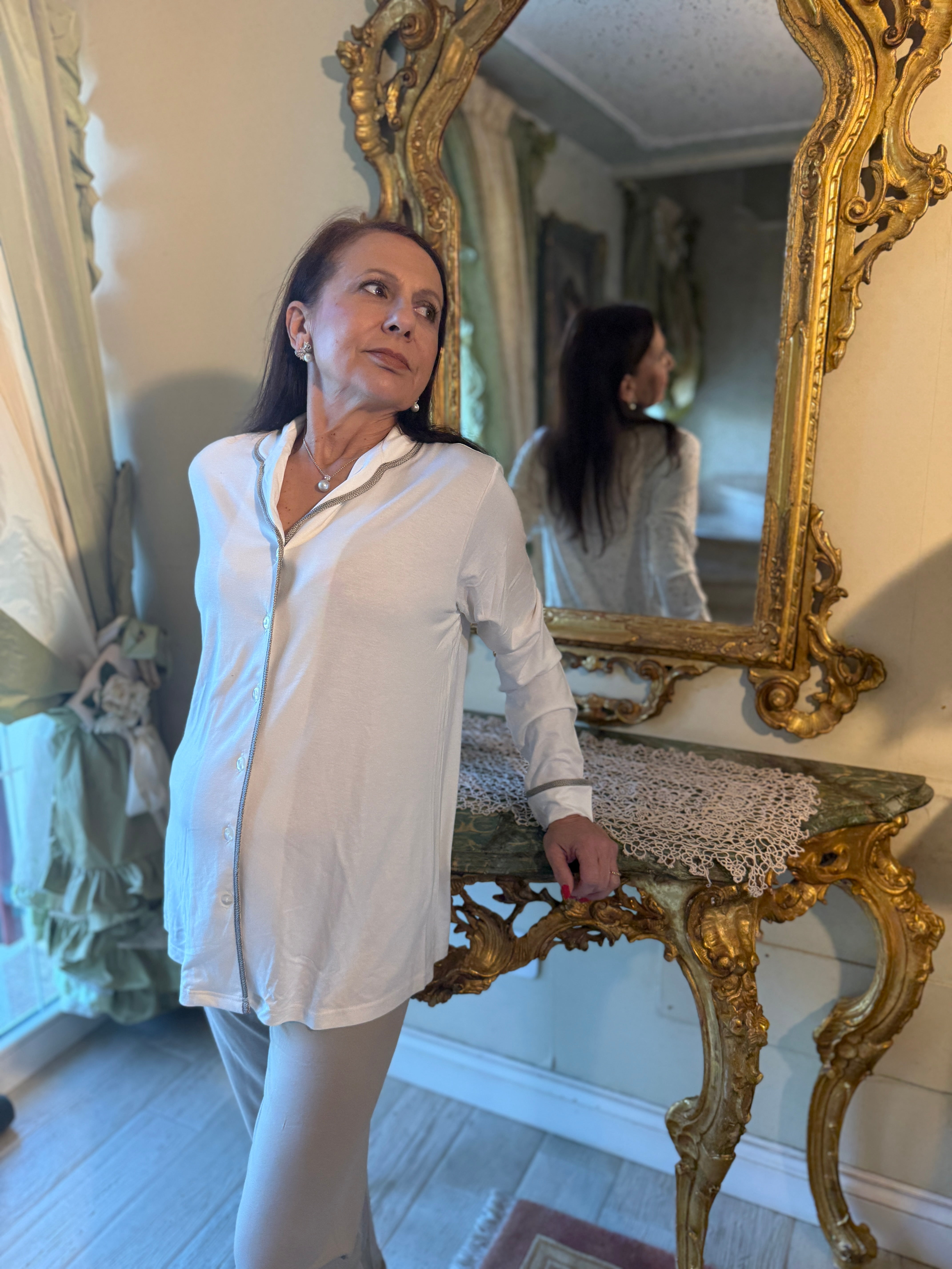 Pigiama Donna Manica Lunga  9074