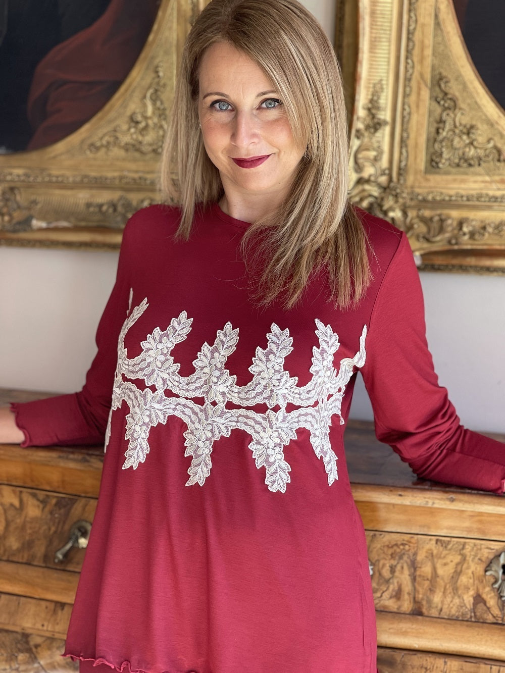 Pigiama Donna Manica Lunga  Zina