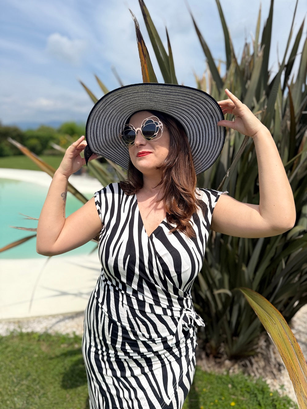 Abito Mare Donna Portafoglio  Animalier 86154