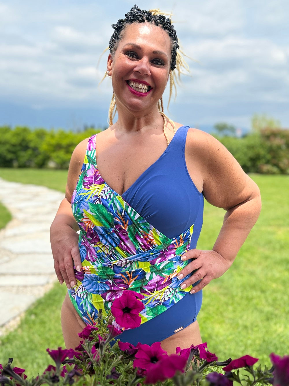 Costume Intero Snellente Incrociato 83031