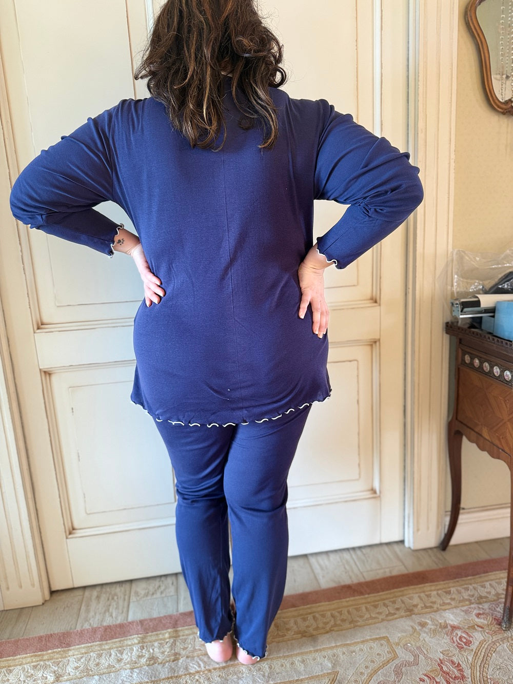 Pigiama Donna Aperto Manica Lunga Giorgia