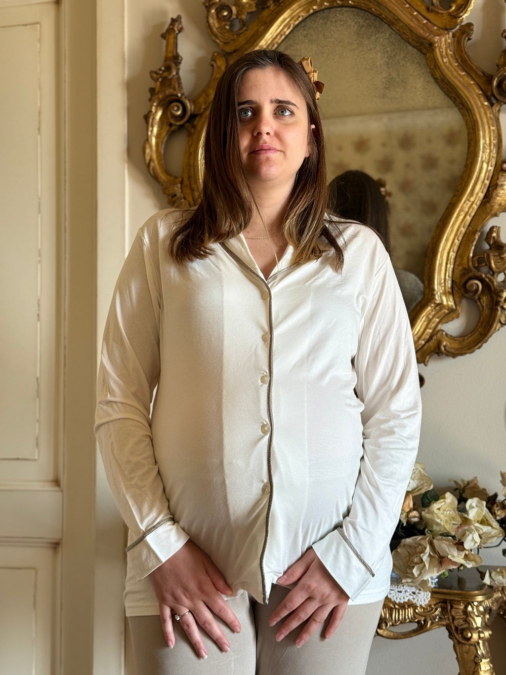 Pigiama Donna Manica Lunga  9074