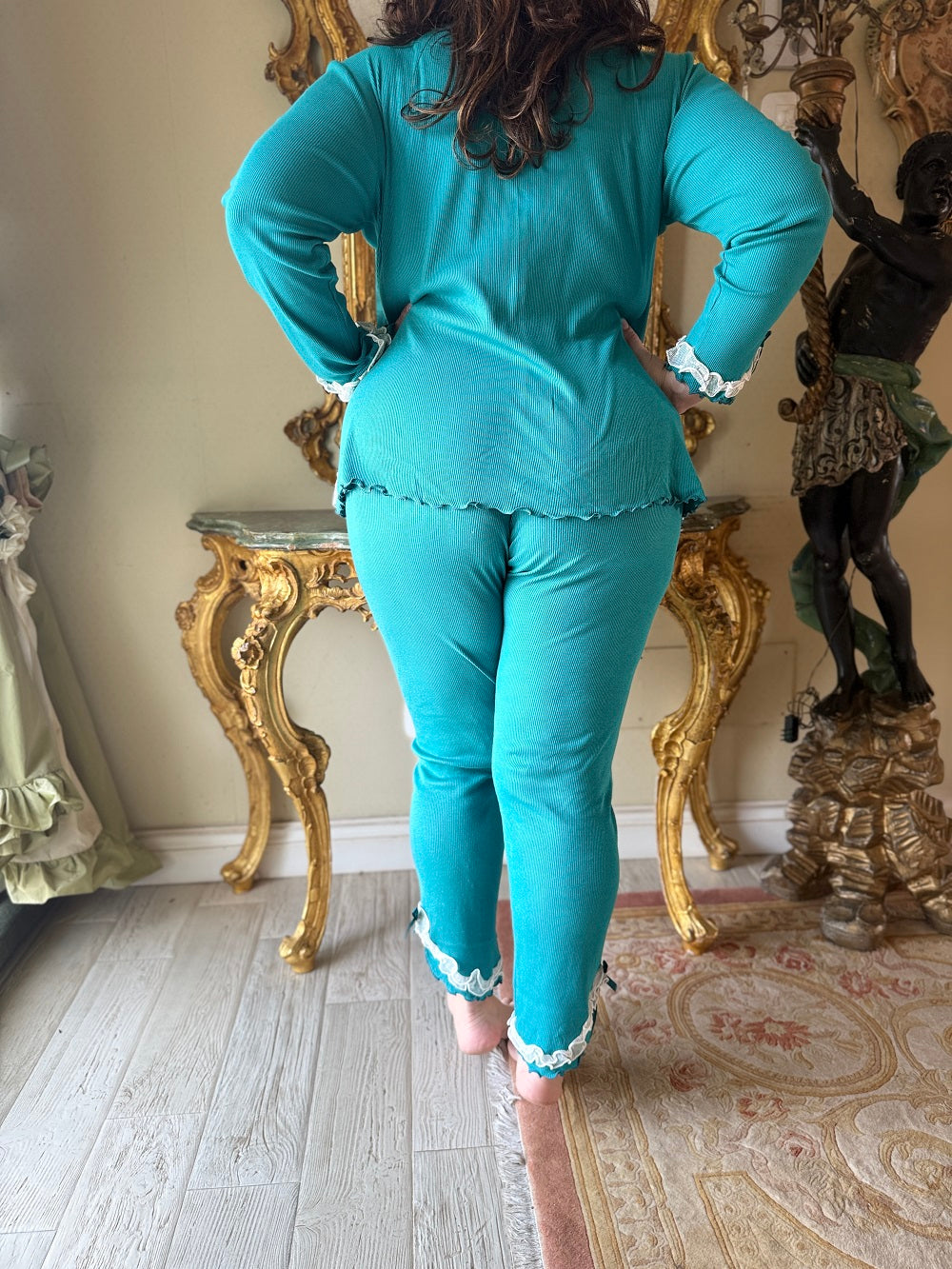 Pigiama Donna Manica Lunga Regina