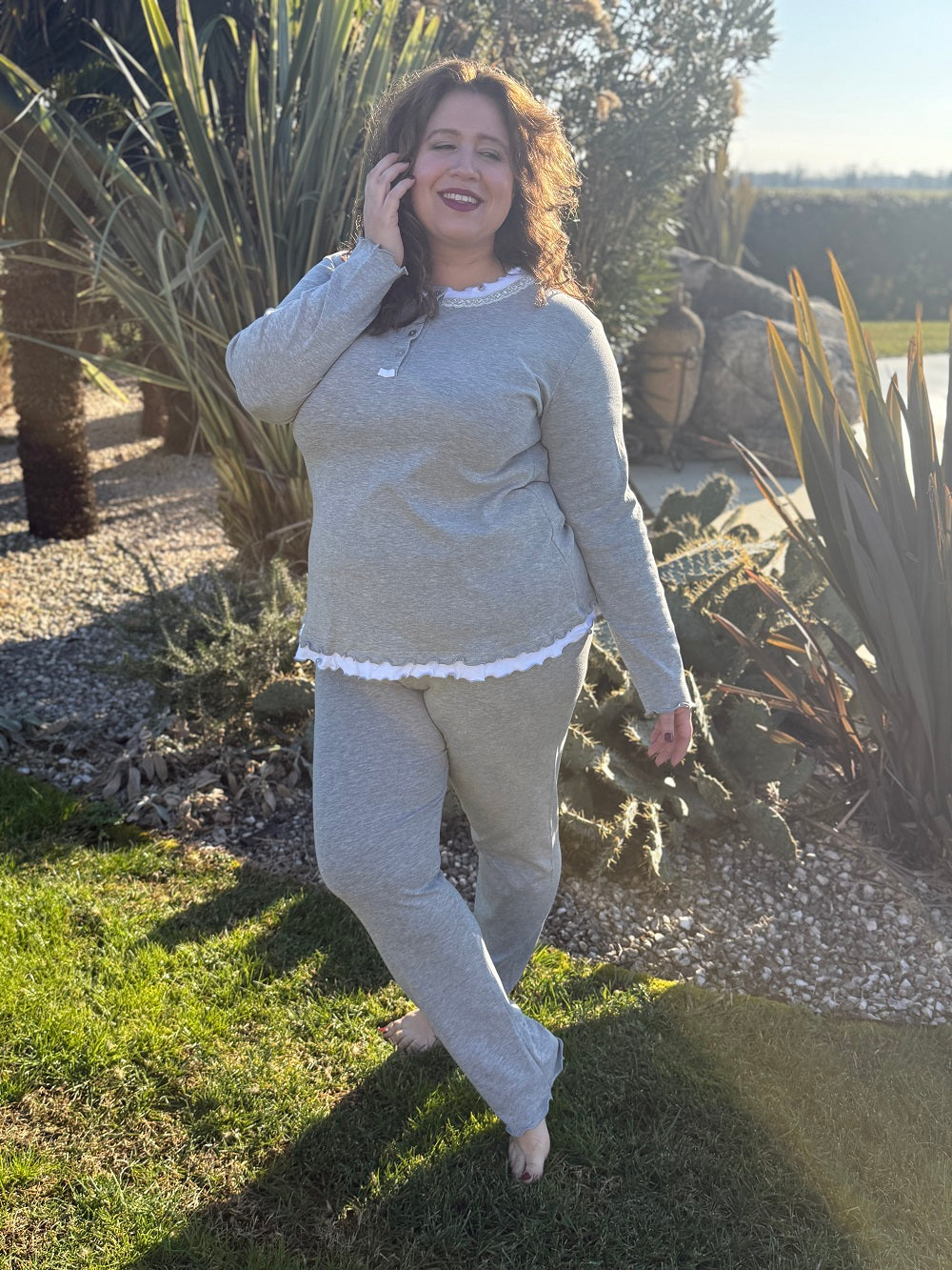 PIGIAMA MARIA MANICA LUNGA