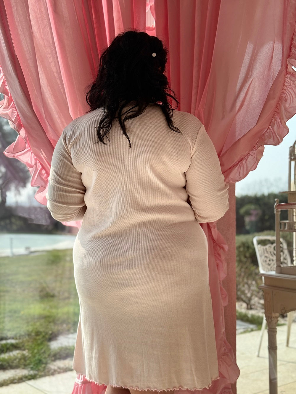 Camicia Donna Manica Luga Valencienne