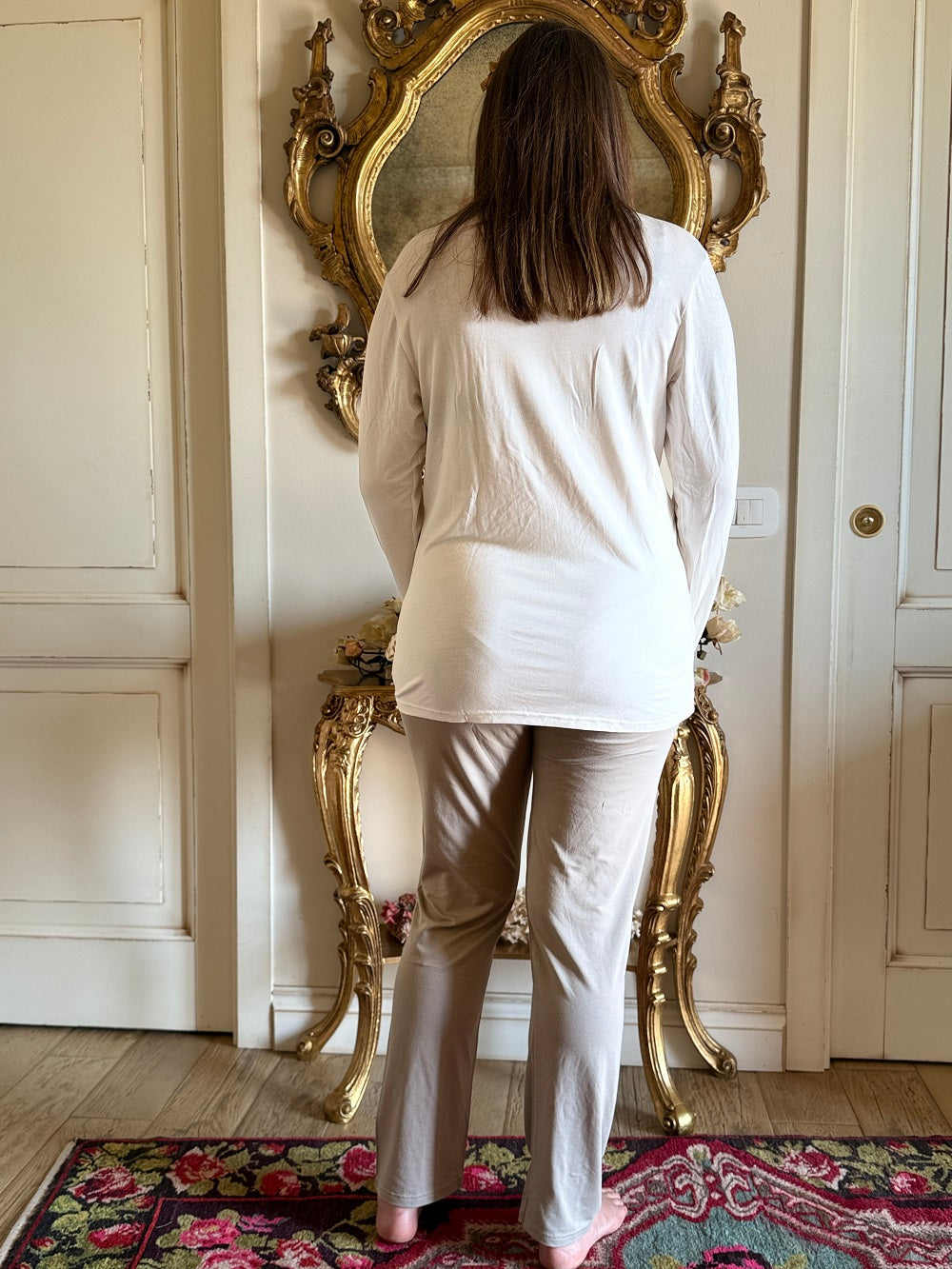 Pigiama Donna Manica Lunga  9074