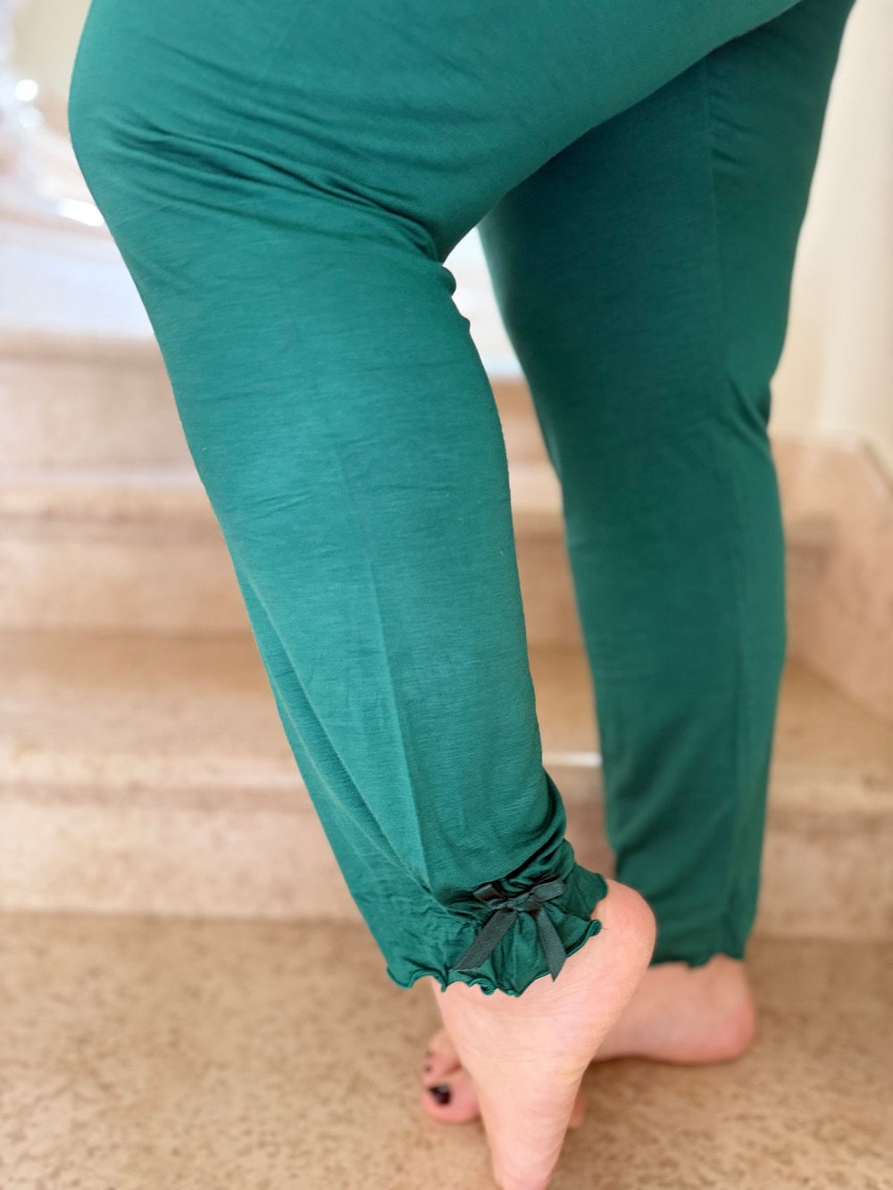 Pigiama Donna Manica Lunga Elisabetta Scollo a V