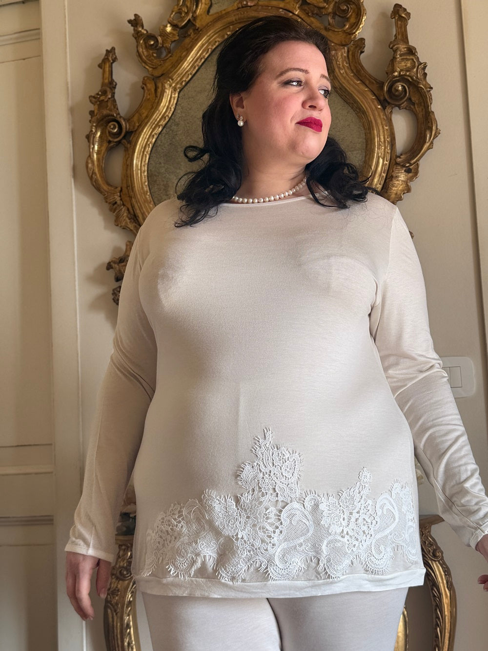 Pigiama Donna Manica Lunga Zaira