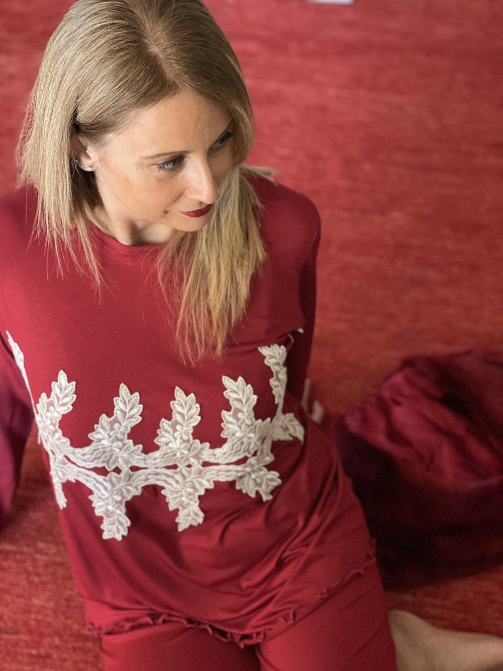 Pigiama Donna Manica Lunga  Zina