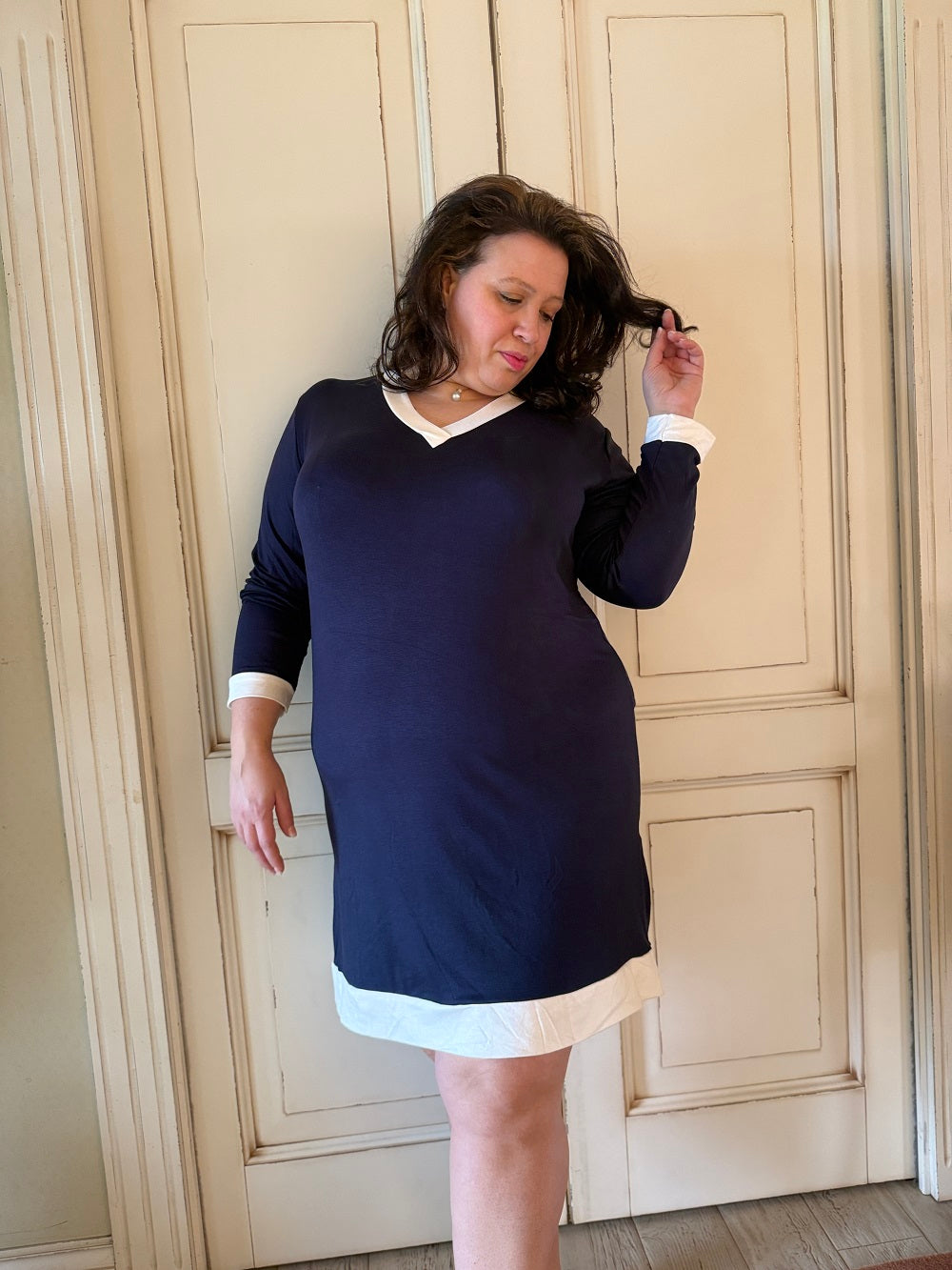 Camicia Lidia Manica Lunga Donna