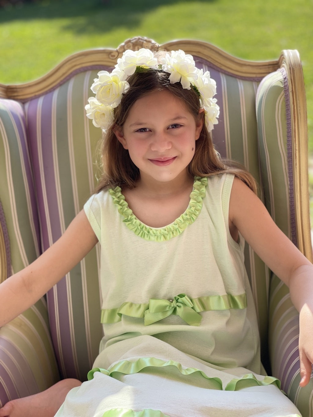 Camicia Balze Raso Bimba