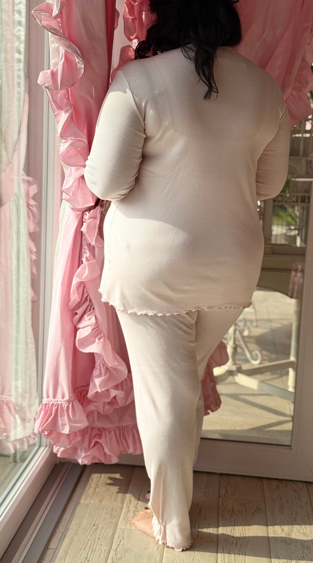 Pigiama Donna Manica Lunga Valencienne